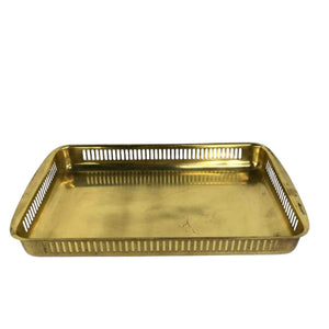 Brass Footed Tray