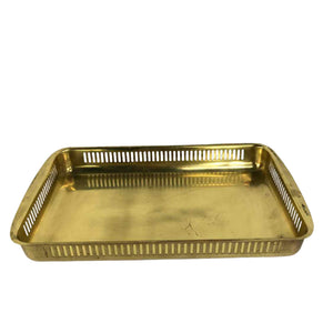 Brass Footed Tray