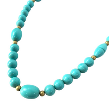 Load image into Gallery viewer, Turquoise Costume Necklace