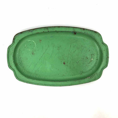 Green Metal Tray