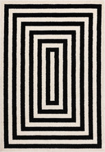 Load image into Gallery viewer, Modern Black &amp; White Rug