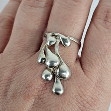 Load image into Gallery viewer, Sterling Silver Drip Ring
