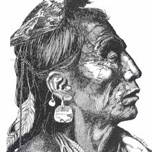 Load image into Gallery viewer, Medicine Crow Native Portrait Print