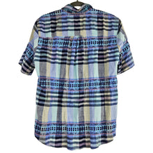 Load image into Gallery viewer, Purple Plaid Blouse