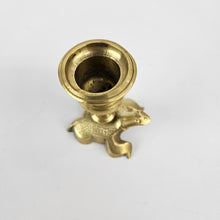 Load image into Gallery viewer, Brass Frog Candleholder