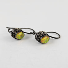 Load image into Gallery viewer, Jelly Opal &amp; Sterling Earrings