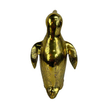 Load image into Gallery viewer, Large Brass Penguin