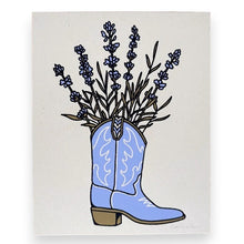 Load image into Gallery viewer, Lavender Boot Print