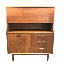 Load image into Gallery viewer, Modern Teak Secretary Desk