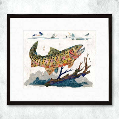 Dolan Geiman Signed Print Trout (Cutthroat)