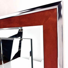 Load image into Gallery viewer, Modern Suede Mirror