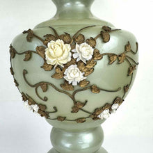 Load image into Gallery viewer, Ornate Green Table  Lamps