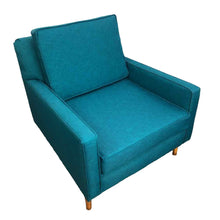 Load image into Gallery viewer, Modern Teal Upholstered Chair