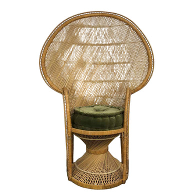 Large Woven Peacock Chair