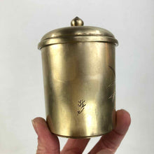 Load image into Gallery viewer, Brass Canister Box