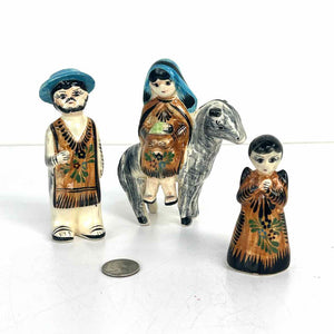 Mexican Pottery Nativity Figures
