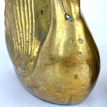 Load image into Gallery viewer, Brass Swan Bookends