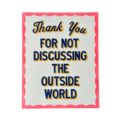The Outside World Print