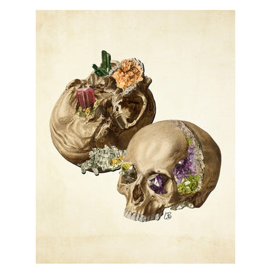 Crystal Skulls Print