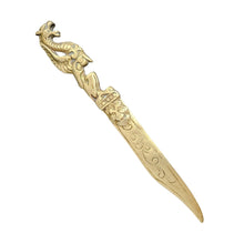 Load image into Gallery viewer, Brass Griffin Letter Opener