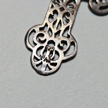 Load image into Gallery viewer, Sterling Cross Earrings