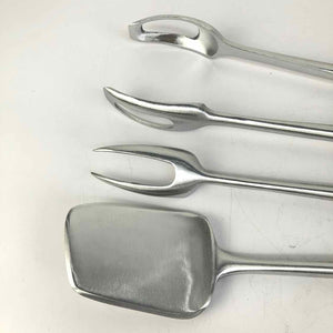 Modern Aluminum BBQ Set