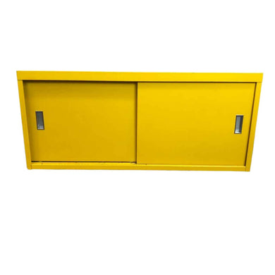 Yellow Metal Cabinet