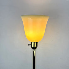 Load image into Gallery viewer, Gold &amp; Ivory Floor Lamp