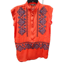 Load image into Gallery viewer, Chinese Red Embroidered Blouse