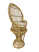 Load image into Gallery viewer, Doll Sized Peacock Chair