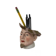Load image into Gallery viewer, Porcelain Man's Head Planter