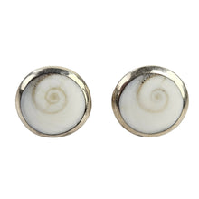 Load image into Gallery viewer, Shiva Eye Shell Sterling Earrings