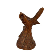 Load image into Gallery viewer, Carved Wooden Bird on Branch