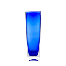 Load image into Gallery viewer, Modern Blue Glass Vase