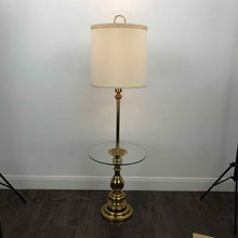 Load image into Gallery viewer, Gold Table Floor Lamp