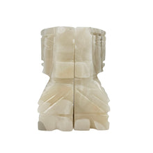 Load image into Gallery viewer, Aztec Figures Onyx Bookends