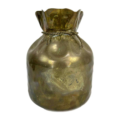 Brass Moneybag Vase