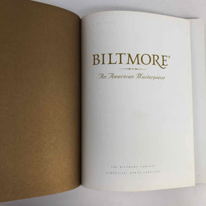 Biltmore An American Masterpiece Book