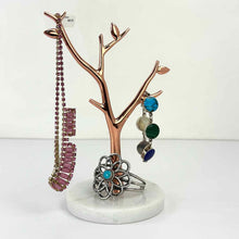 Load image into Gallery viewer, Rose Gold Jewelry Tree