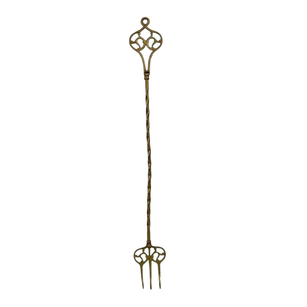 Brass Toasting Fork