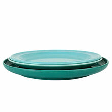 Load image into Gallery viewer, Turquoise &amp; Aque Melamine Plates