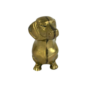 Brass Dachshund Dog