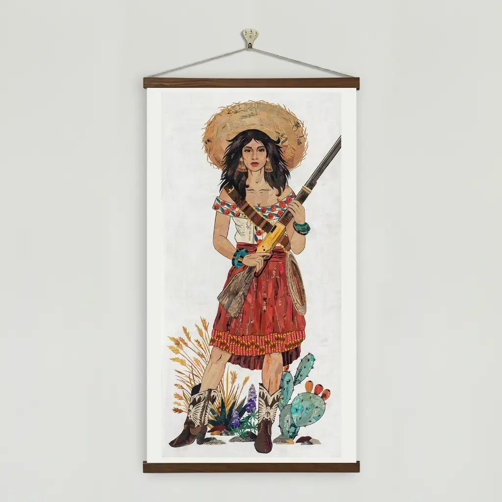 Pistolera Signed Print