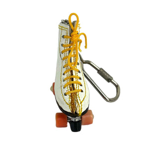 Leather Rollerskate Keychain