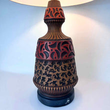 Load image into Gallery viewer, Brown Pottery Lamp