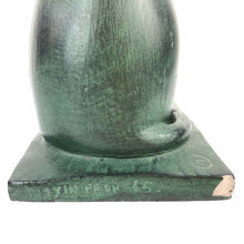 Load image into Gallery viewer, Green Cat Sculpture