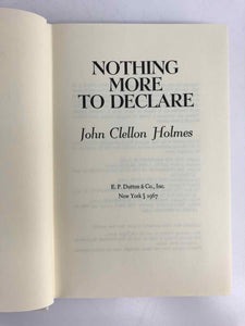 Nothing More to Declare Book