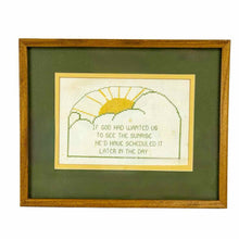 Load image into Gallery viewer, See the Sunrise Cross Stitch