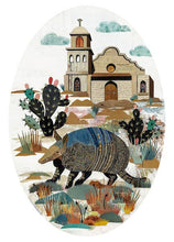 Load image into Gallery viewer, Dolan Geiman Signed Print Armadillo at the Mission