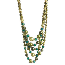 Load image into Gallery viewer, Green Statement Necklace